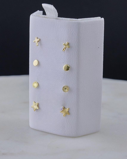 ✨ Topos Variados – Oro Laminado 18K