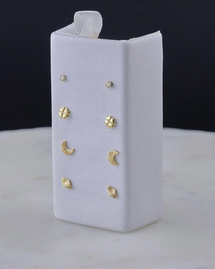 ✨ Topos Variados – Oro Laminado 18K