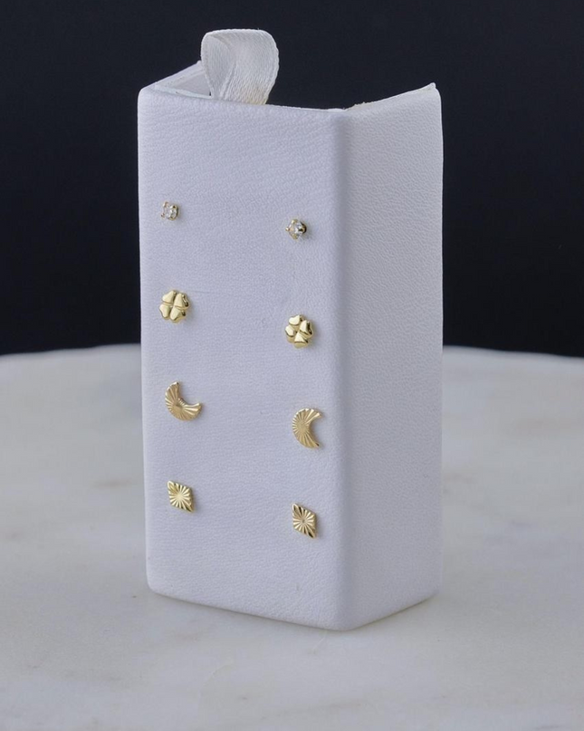 ✨ Topos Variados – Oro Laminado 18K