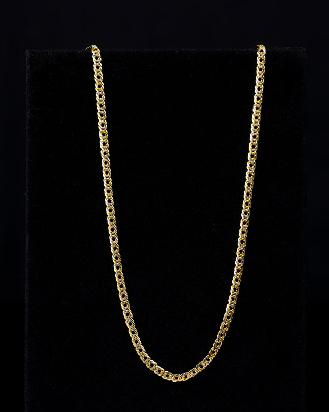 Cadena Entrelazada 3mm – 45cm  Fina, versátil y con movimiento.