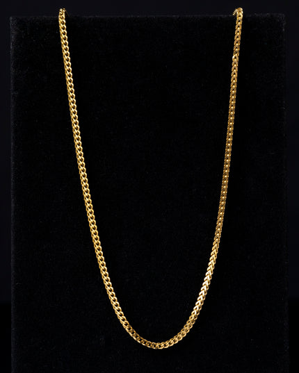 Cadena Franco 2.6mm – 45cm  Diseño que abraza tu estilo.