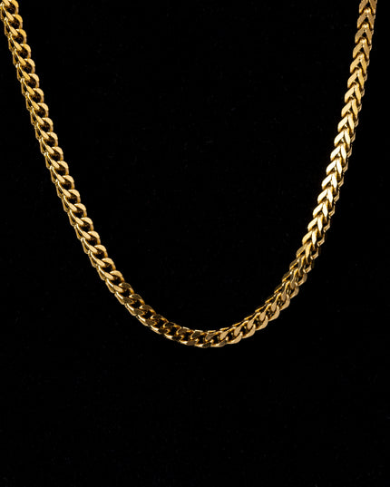 Cadena Franco 2.6mm – 45cm  Diseño que abraza tu estilo.