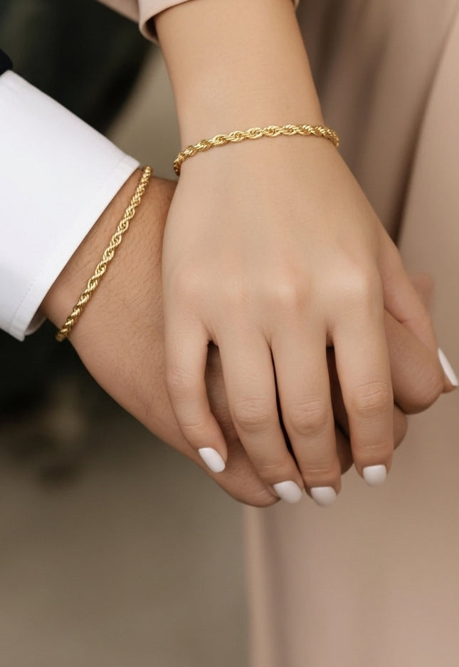 Set Pulseras Lazo Pareja – Unión que Perdura