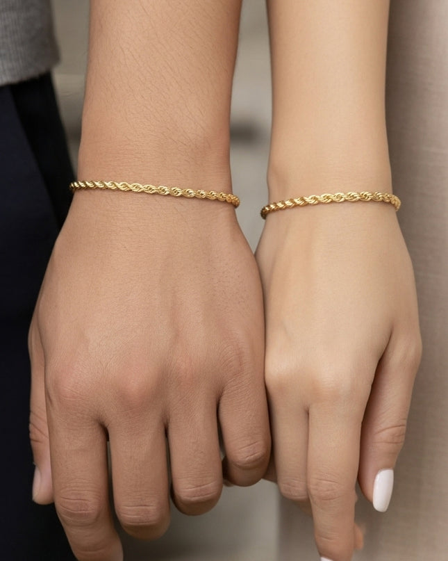 Set Pulseras Lazo Pareja – Unión que Perdura