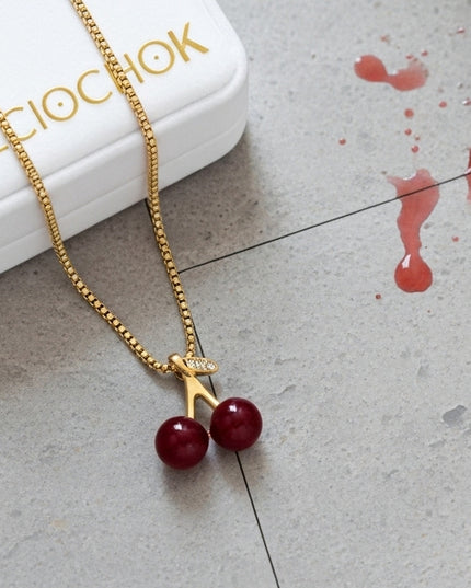 Cadena Cherry 45 cm La pasión que respira en tu pecho