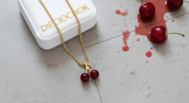 Cadena Cherry 45 cm La pasión que respira en tu pecho