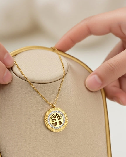 Cadena con Dije Árbol de la Vida – Conexión y Fortaleza