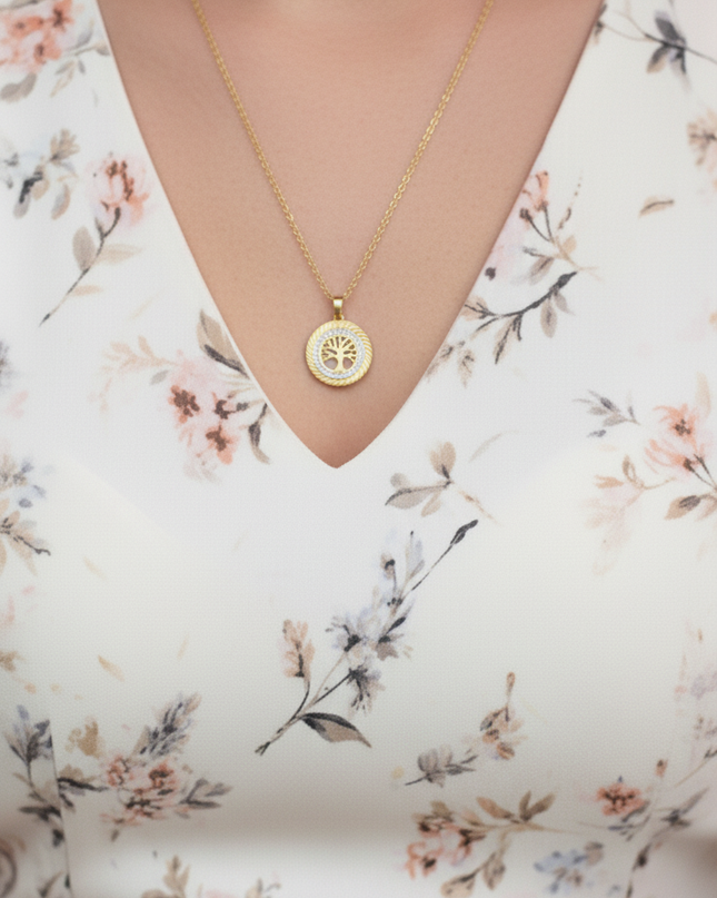 Cadena con Dije Árbol de la Vida – Conexión y Fortaleza