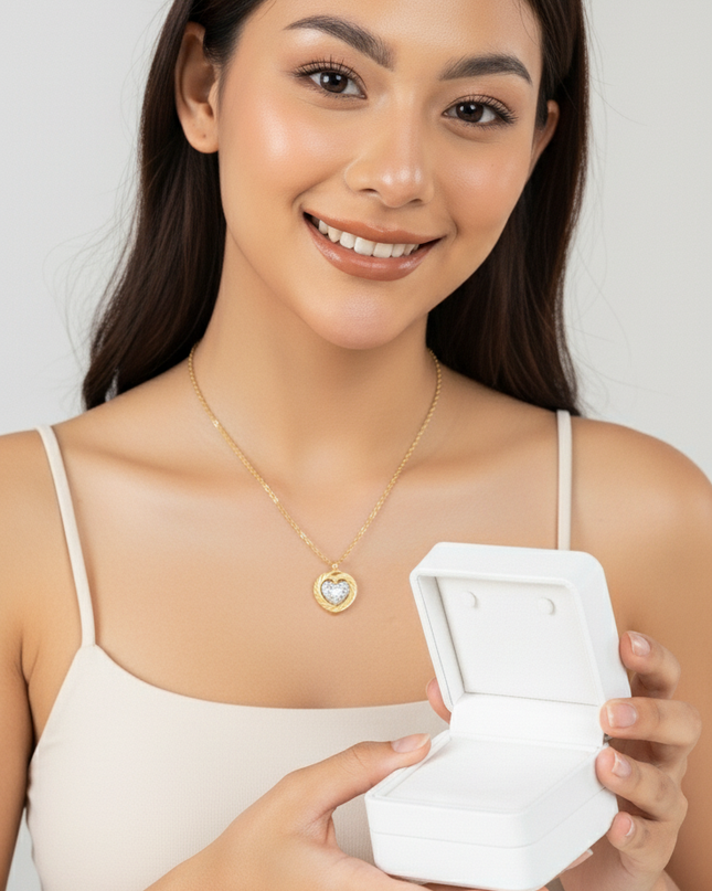 Cadena Corazón Brillante – Amor que Inspira