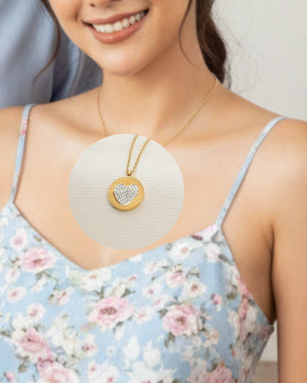 Cadena Corazón Brillante – Amor que Inspira